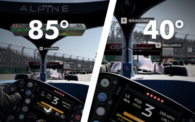 How to set FOV in F1 2021